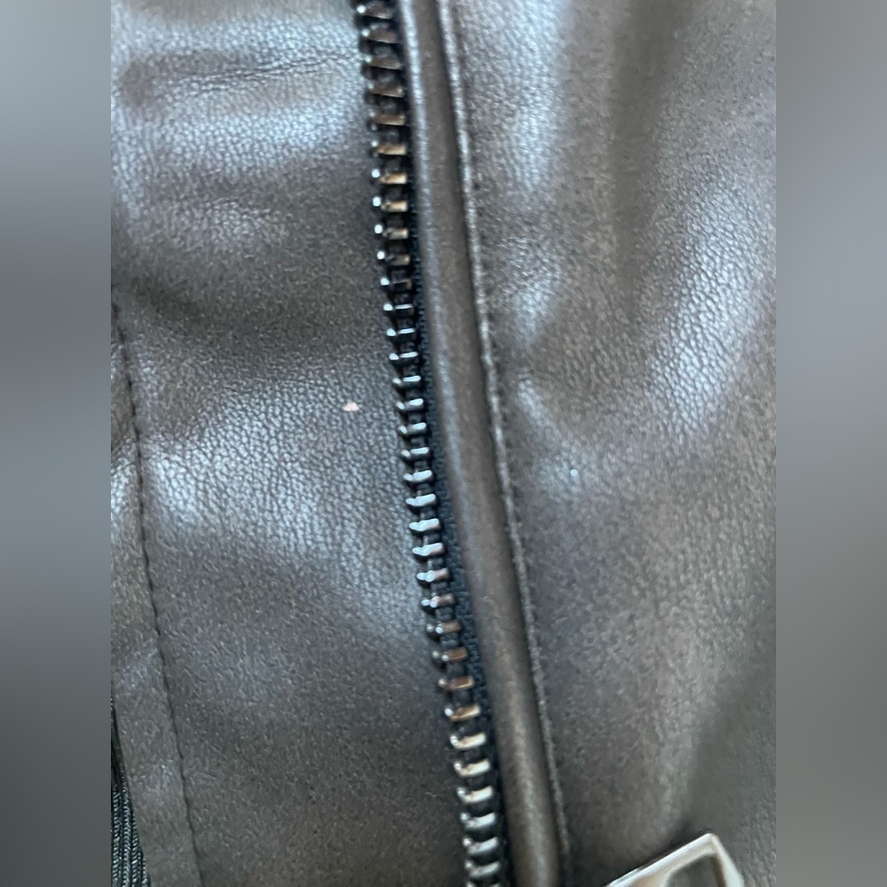NEW Avantlook Faux Leather Moto Jacket - Picture 3 of 5